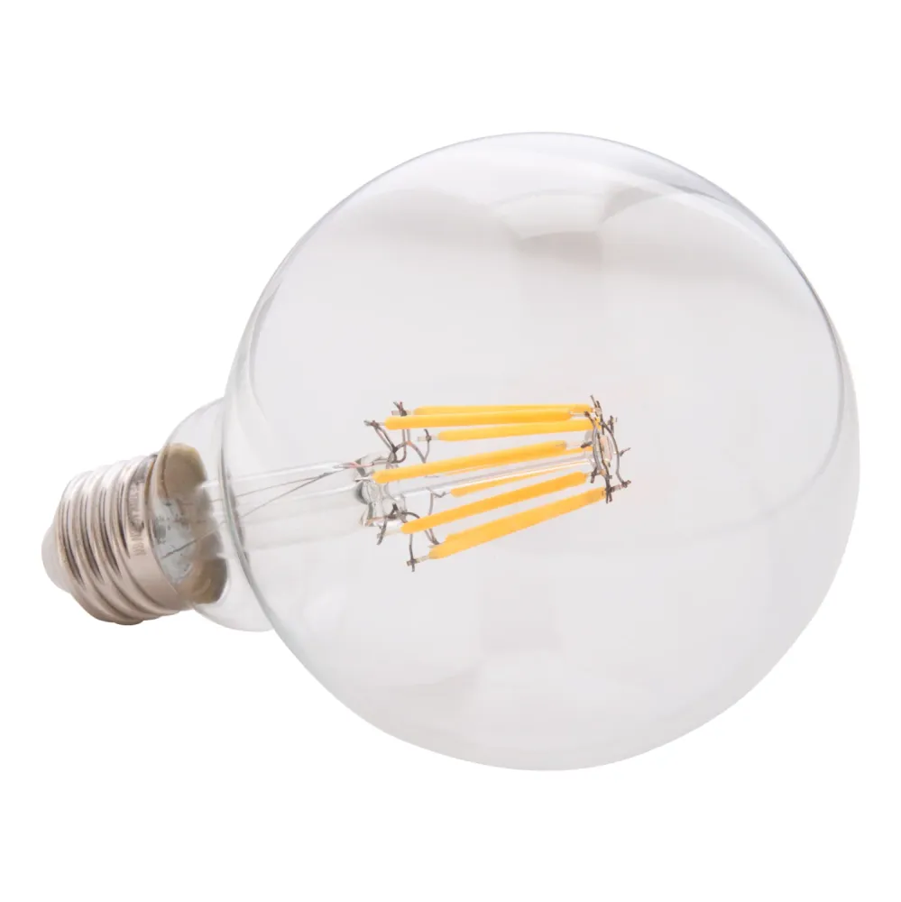 LED крушка GLOBO 8W E27 3000K прозрачна димируема