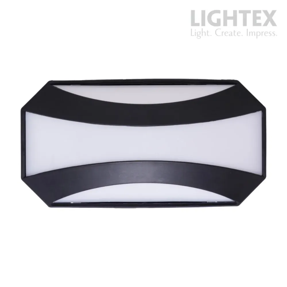 LED АПЛИК GOBI 20W IP54 ЧЕРЕН LIGHTEX