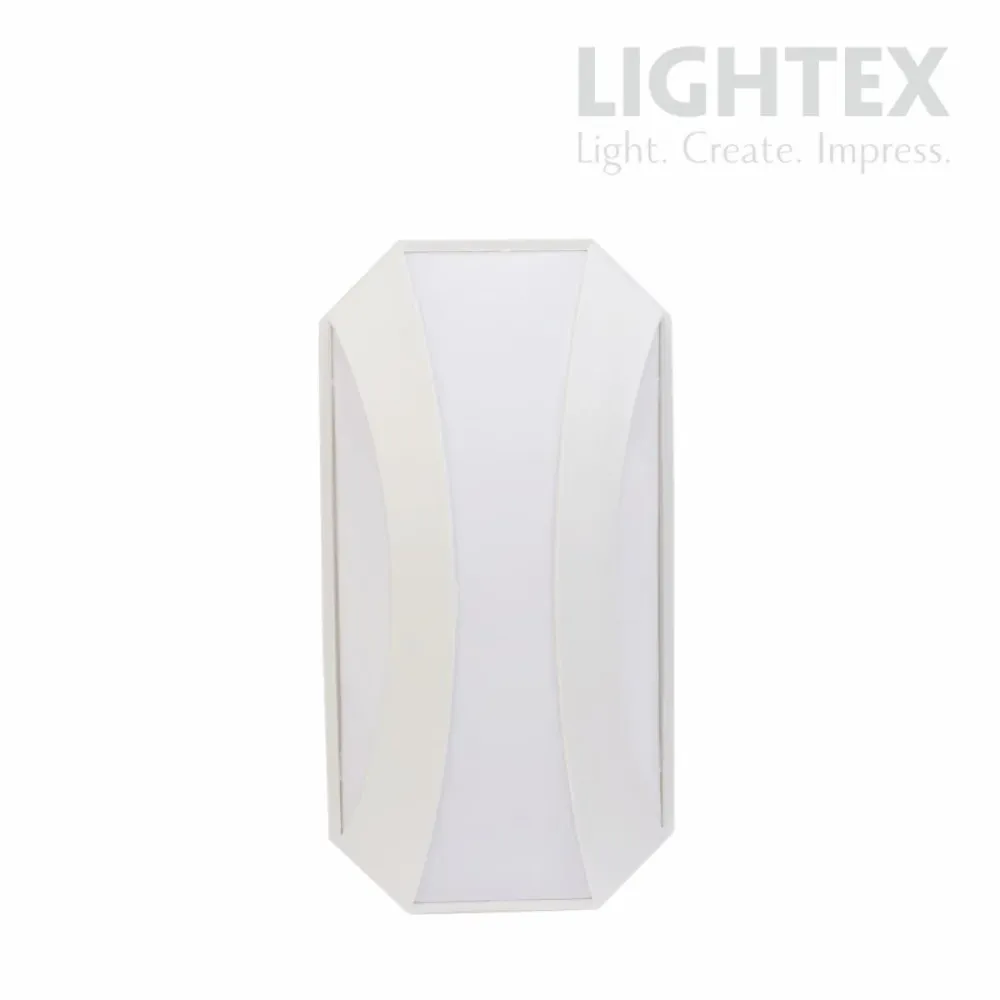 LED АПЛИК GOBI 20W IP54 БЯЛ LIGHTEX