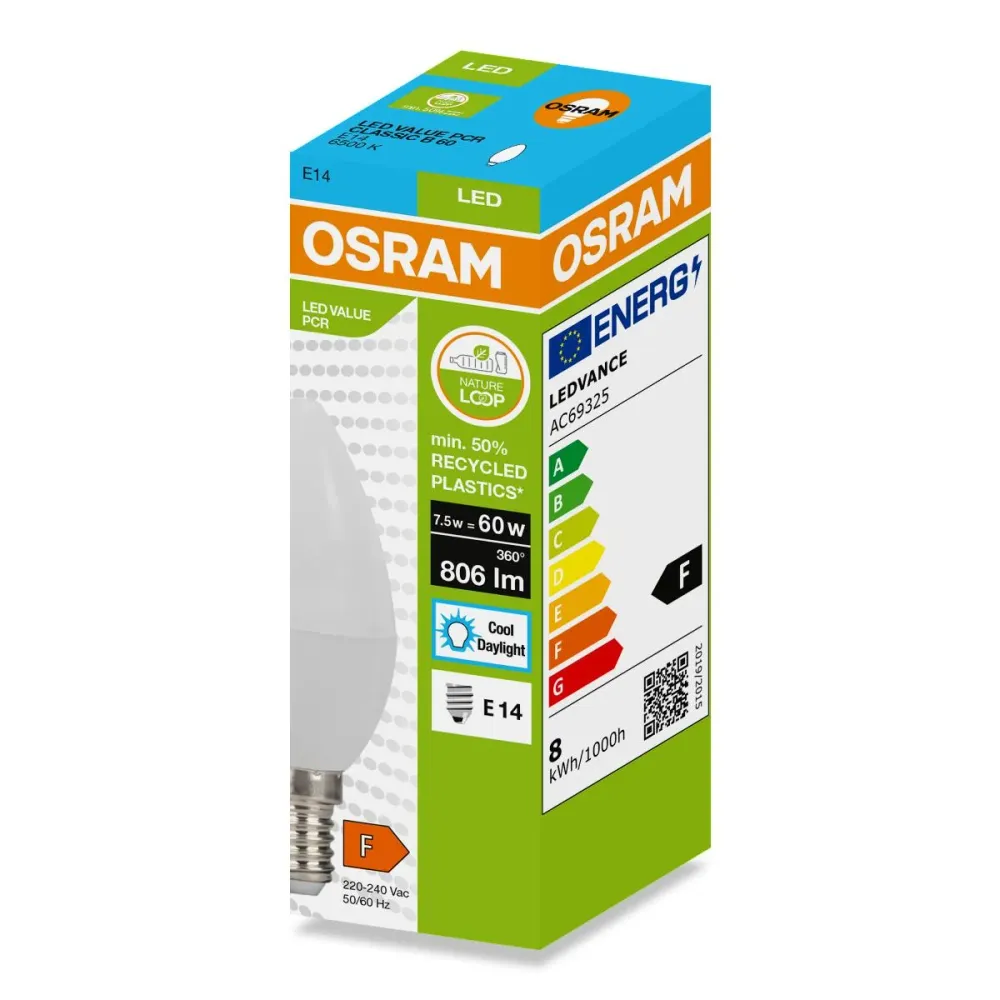 LED ЛАМПА GO GREEN CLB60 6500K 806LM Е14