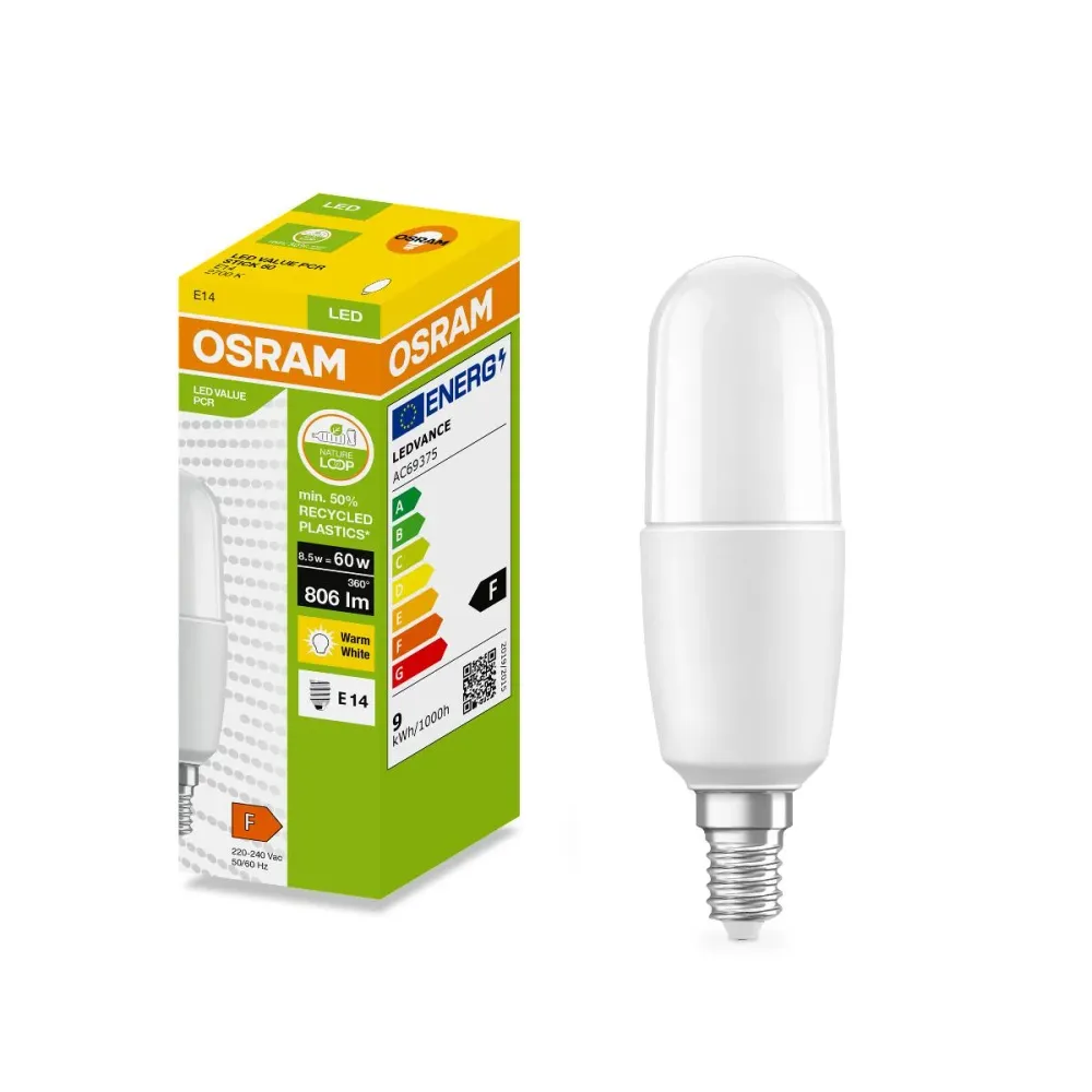 LED ЛАМПА GO GREEN STCK60 2700K Е14