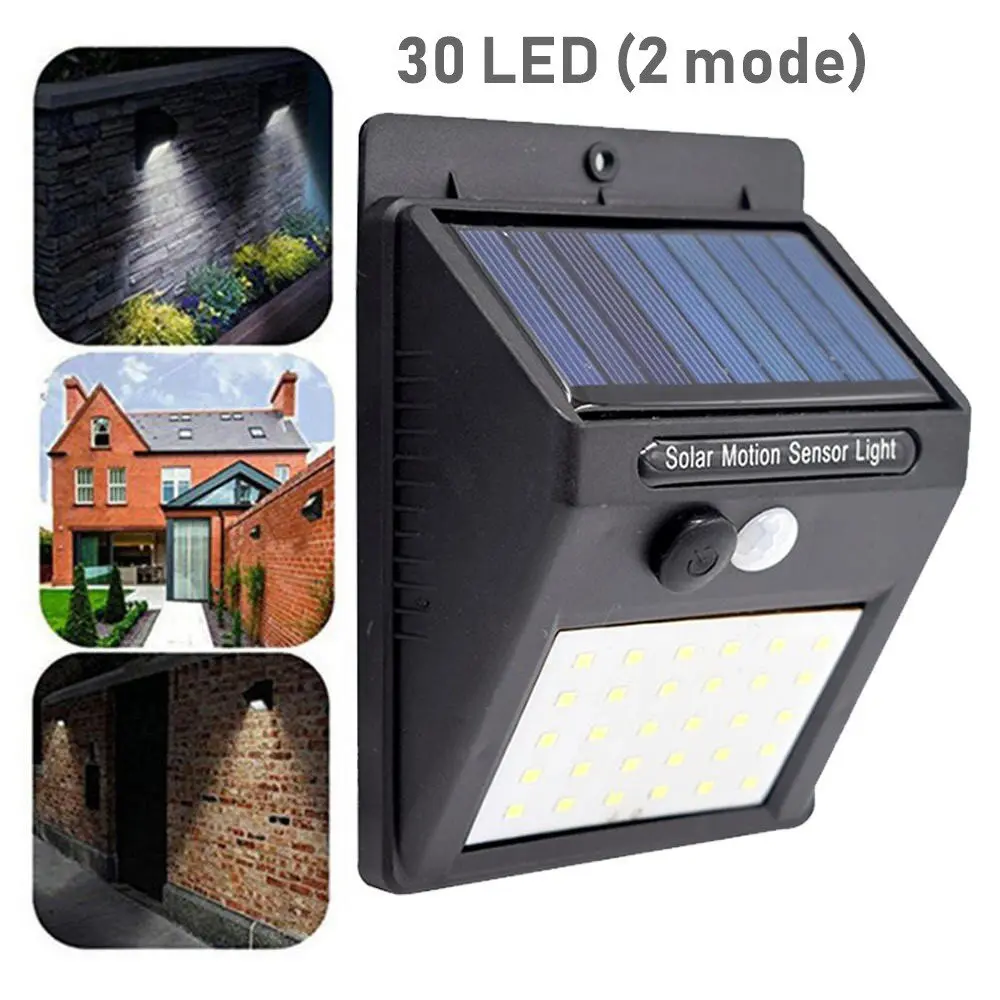СОЛАРНА LED лампа IP65 водоустойчива 4W 5 бр.