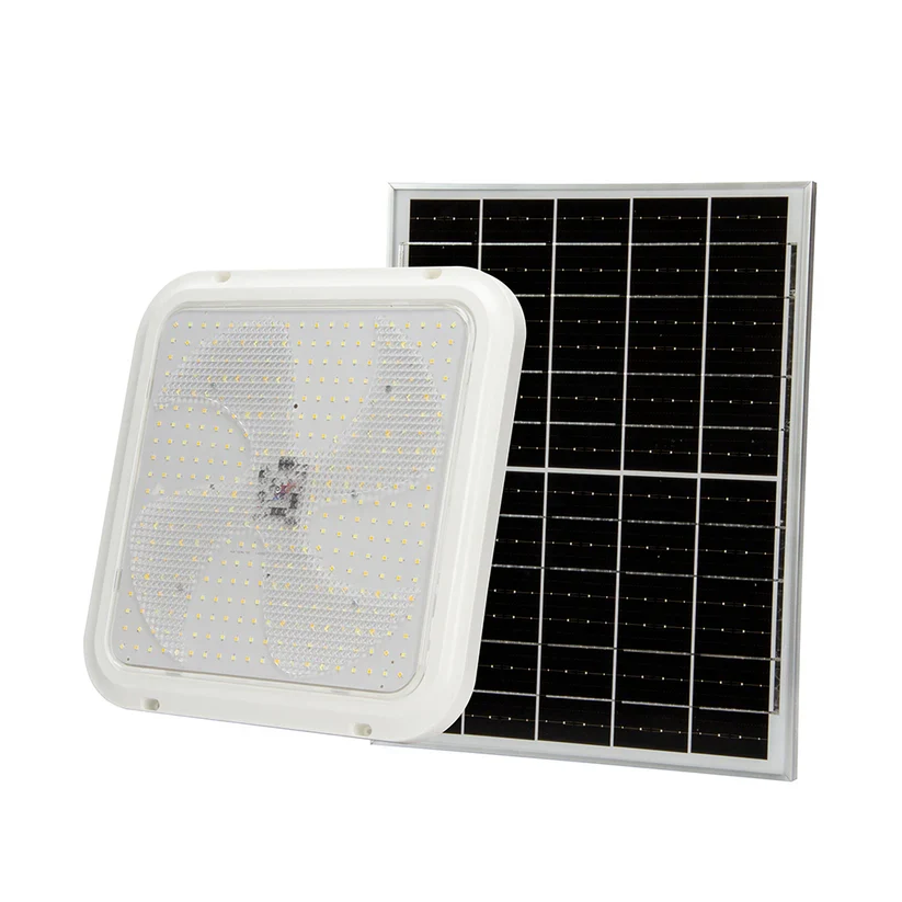 Соларна LED лампа за таван Jortan 100W с отделен панел