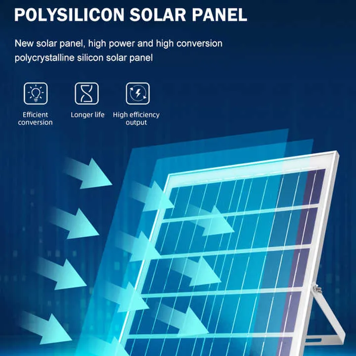 Соларна LED лампа за таван Jortan 100W с отделен панел