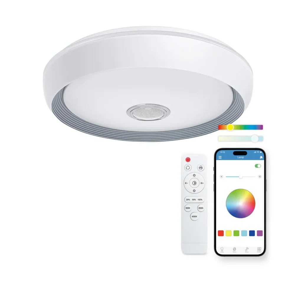 LED Таванна Светлина KSIX Glory F 58,3 w 6200 Lm (3000k - 6500k)