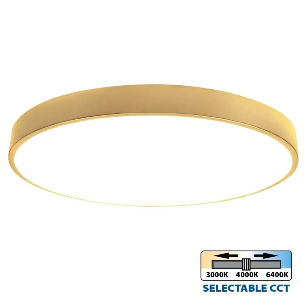 LED ПЛАФОН LUKA ЗЛАТО 45W
