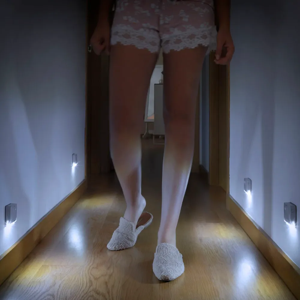 LED лампи със сензор за движение Lumtoo – Безжично осветление за дом и офис (2 броя)