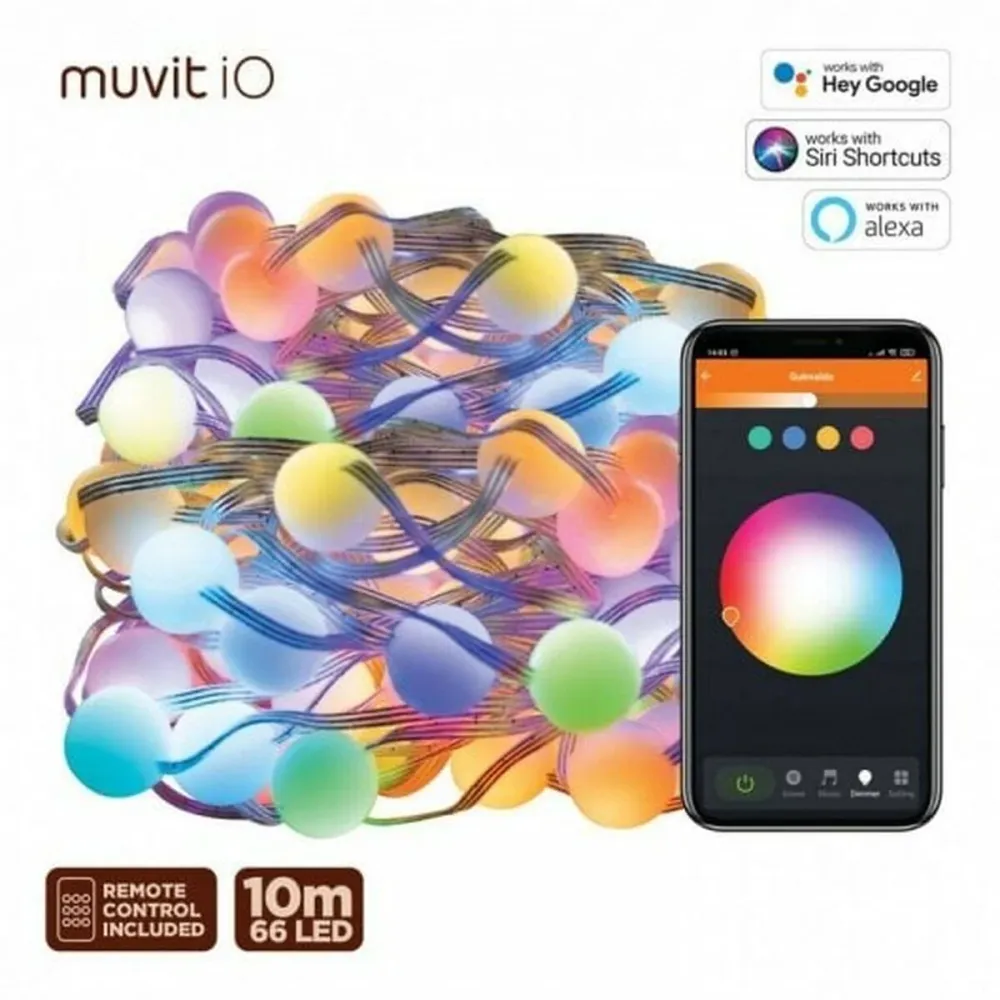 Гирлянда от LED Светлини Muvit iO 10 m