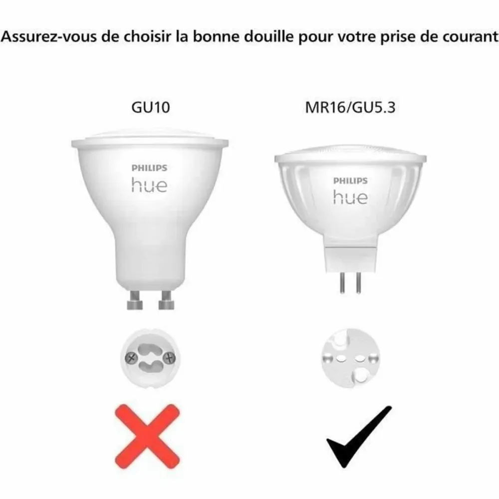 LED крушка Philips Бял G 400 lm 2 броя (2200K) (6500 K)