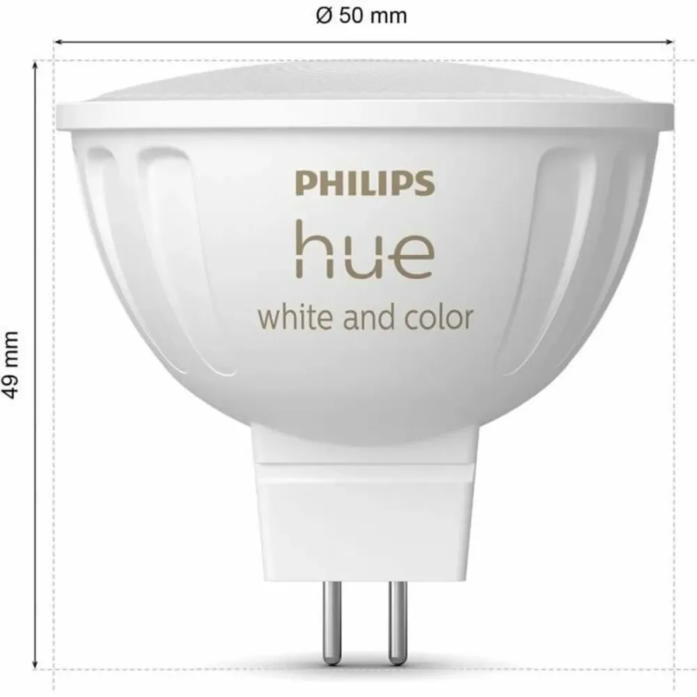 LED крушка Philips Бял G 400 lm 2 броя (6500 K)