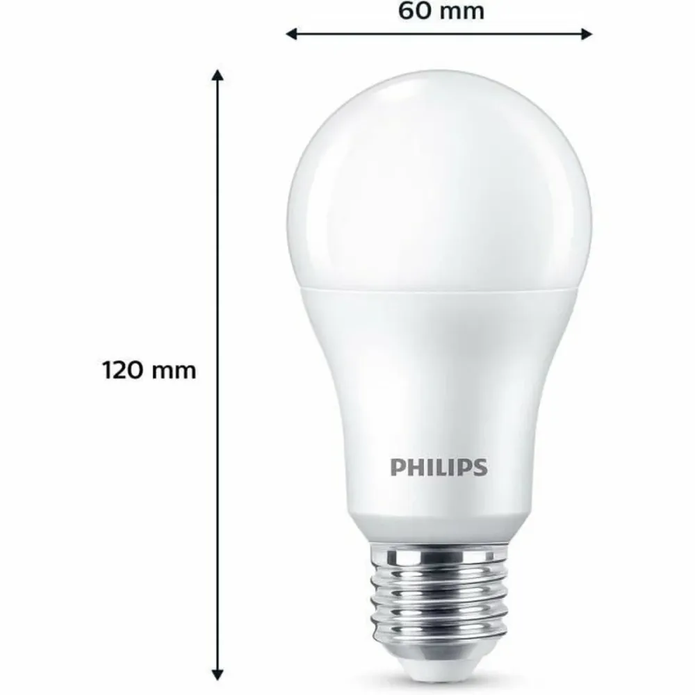 LED крушка Philips A67 Бял E 100 W E27 3 броя (4000 K)