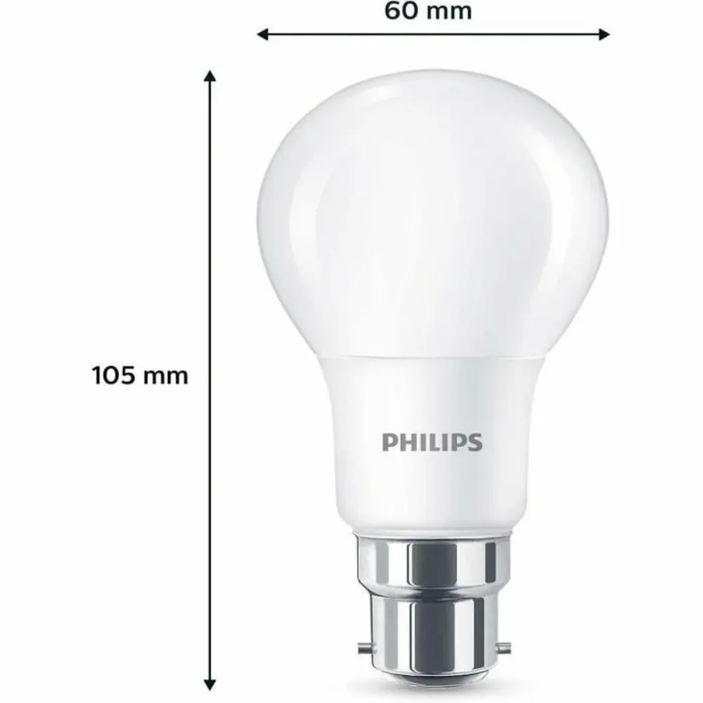 LED крушка Philips 60 W матов Топло Бяло F 8 W 60 W B22 3 броя (2700 K)