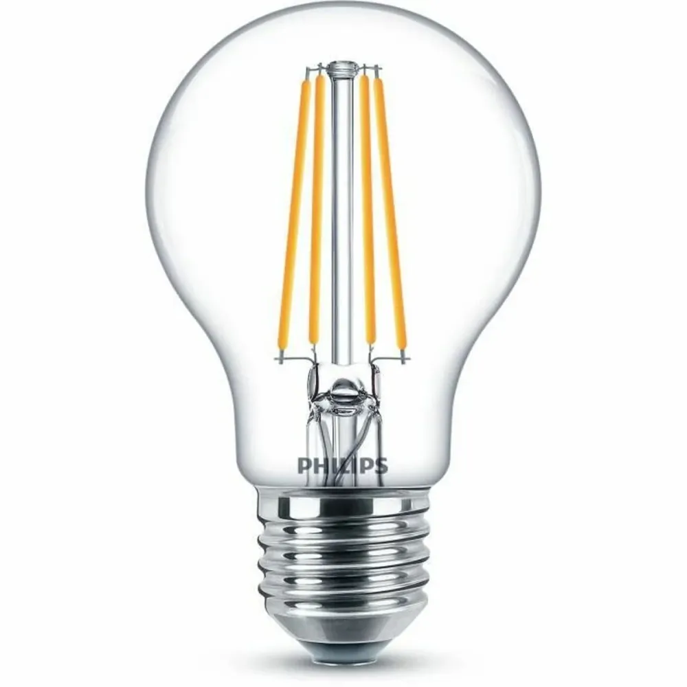 LED крушка Philips Classic 60 W Бял E E27 (2700 K) (2 броя)