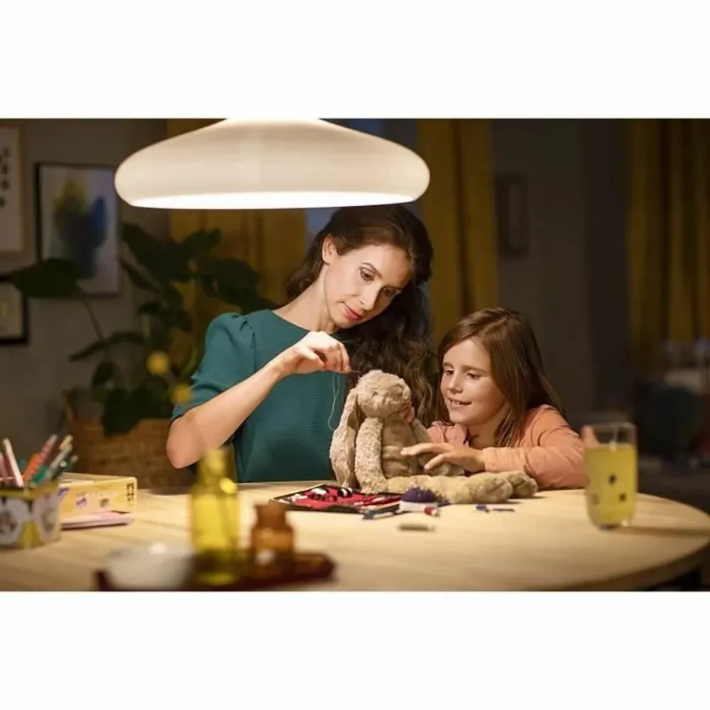 LED крушка Philips Classic Standard 60 W Бял E E27 (2700 K) (2 броя)