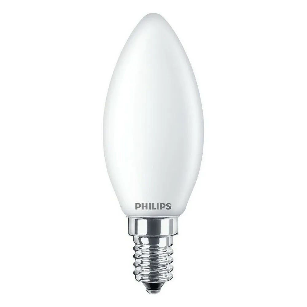 LED крушка Philips Свещ Бял F 40 W 4,3 W E14 470 lm 3,5 x 9,7 cm (4000 K)
