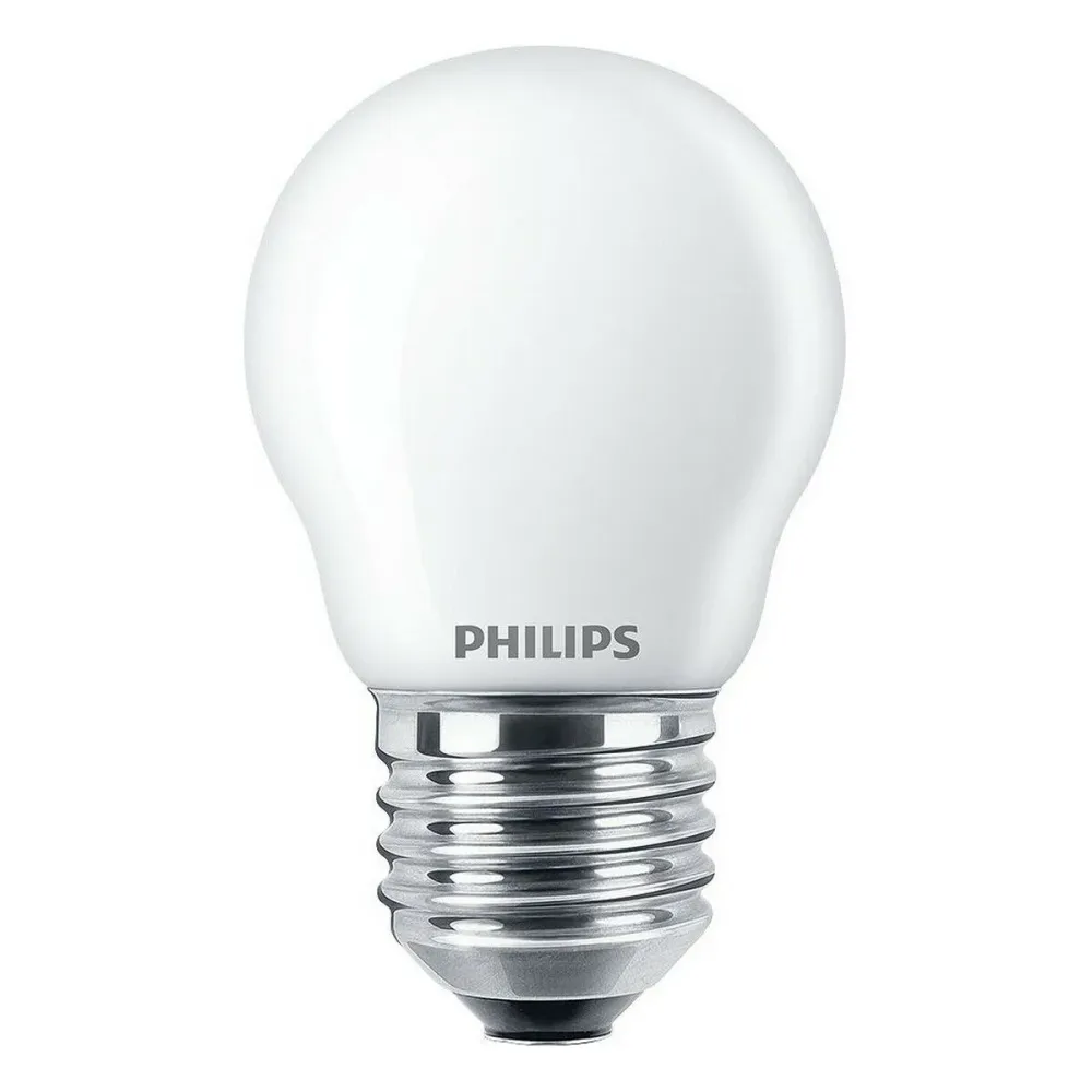 LED крушка Philips Бял F 40 W 4,3 W E27 470 lm 4,5 x 7,8 cm (4000 K)