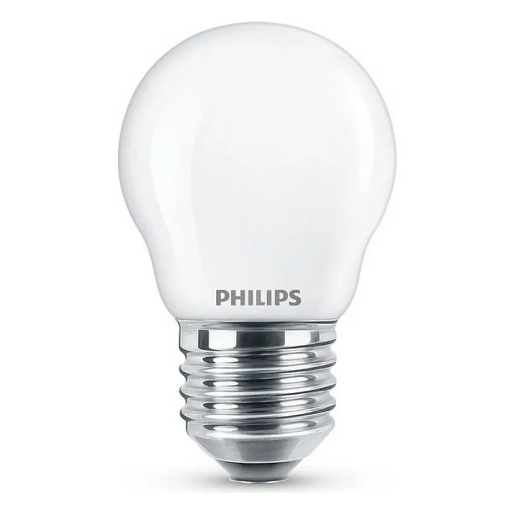LED крушка Philips Сферичен E 6,5 W E27 806 lm 4,5 x 7,8 cm (4000 K)