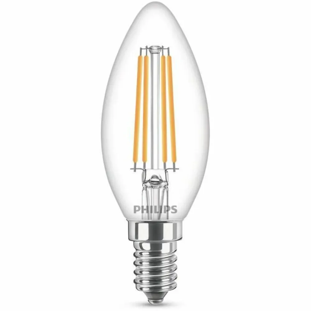 LED крушка за лампа тип свещ Philips Equivalent E14 60 W Бял E (2700 K)