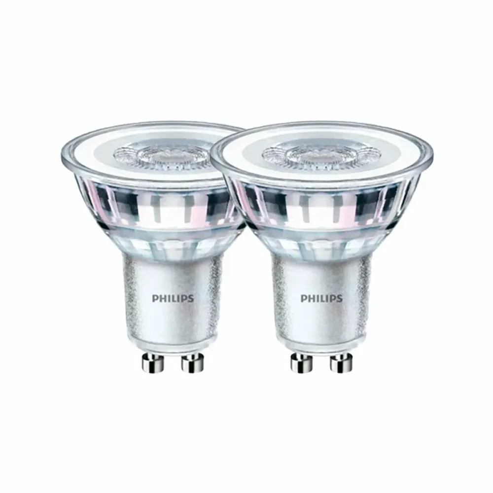 LED лампа Philips 4,6 W GU10 Бял F (2700 K)