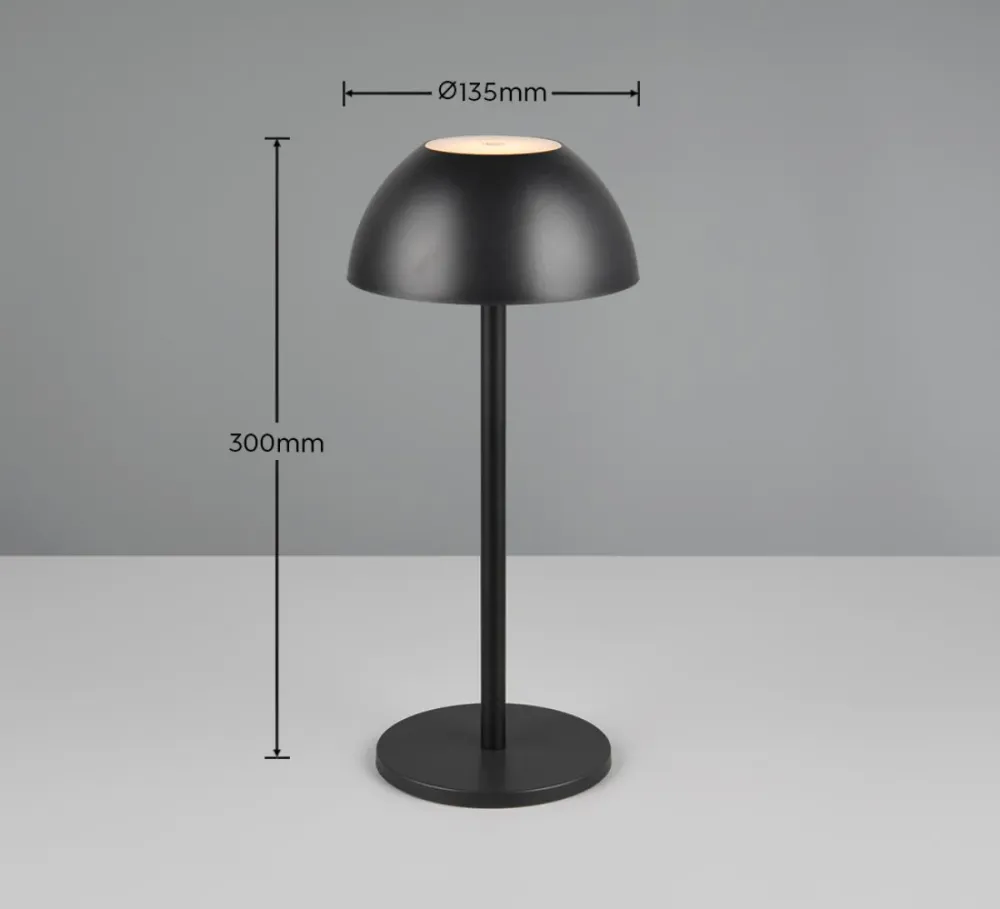 LED НАСТОЛНА ЛАМПА RICARDО 1.7W ЧЕРНО
