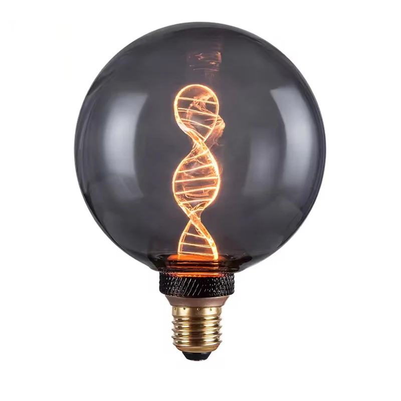 LED лампа RN-DNA G125 Крушка 3.5W E27 220-240V опушено сива