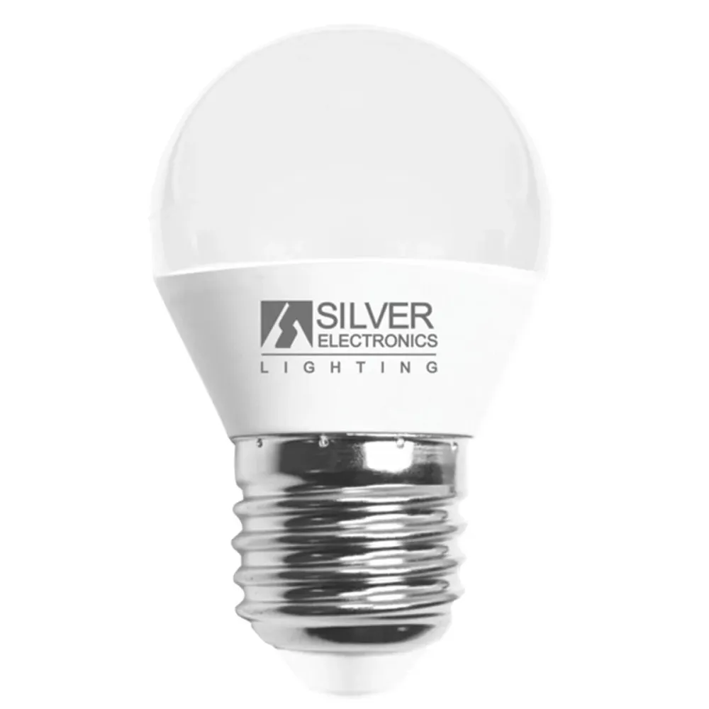 LED крушка Silver Electronics ESFERICA PEQUE 6 W 3000K 550 lm Бял
