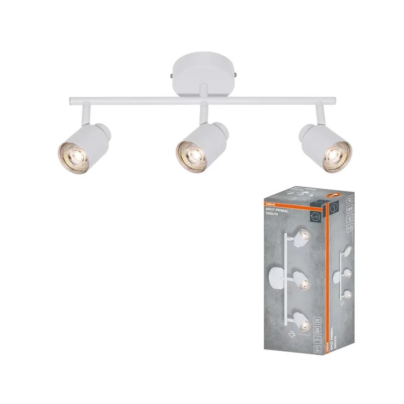LED ОСВЕТИТЕЛНО ТЯЛО SPOT PRIMAL WHITE 3XGU10 LEDVANCE - WHITE