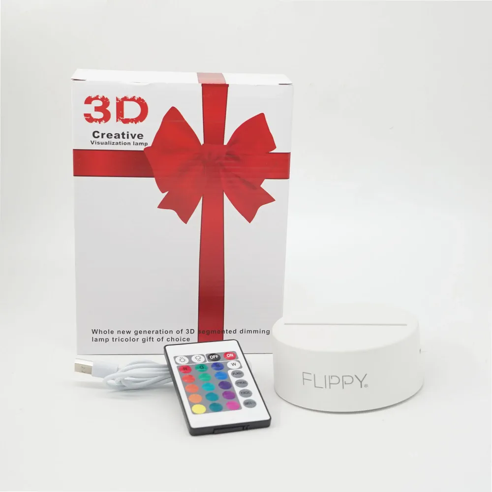 Декоративна LED лампа, 3D, Еднорог, с USB и батерии, височина 20 см, изработена от акрилен материал, включени светлина и д...