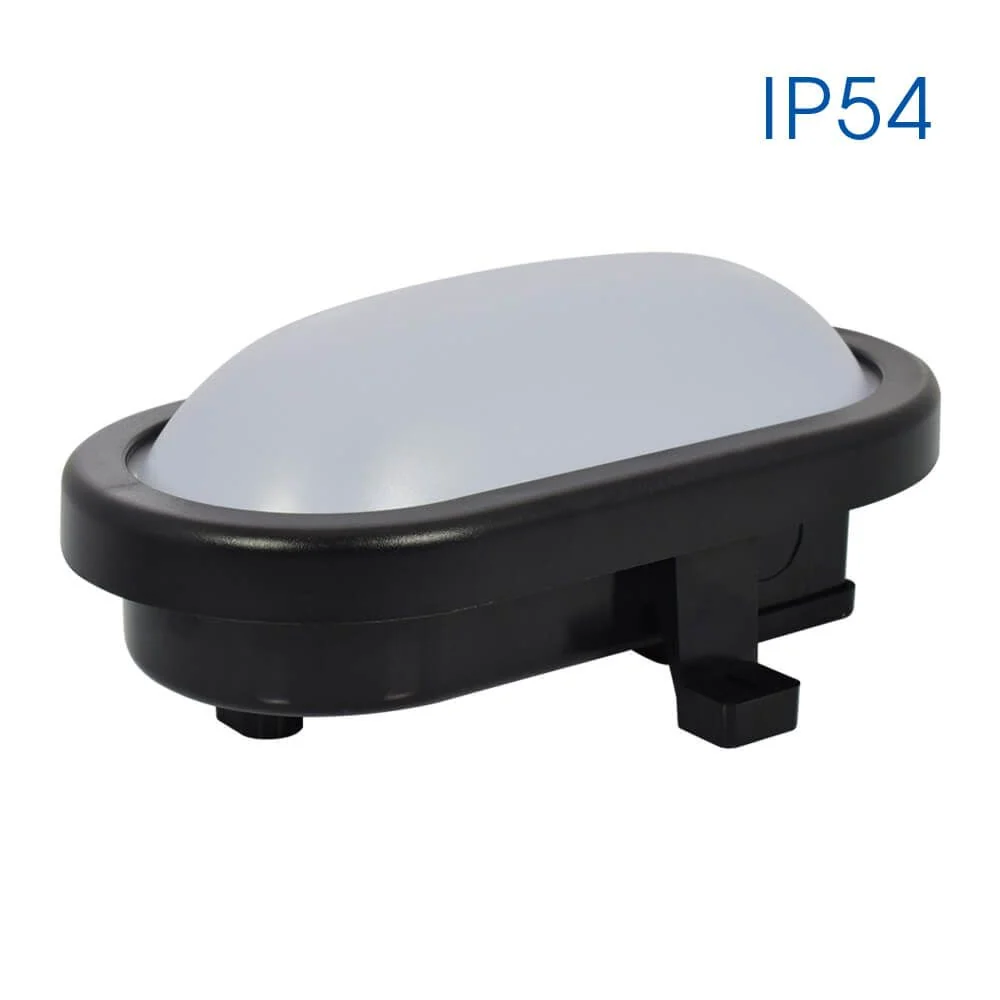 Влагозащитена LED плафониера VIVALUX RENE LED ∙ 8W ∙ ЧЕРЕН ∙ 4000K ∙ IP54