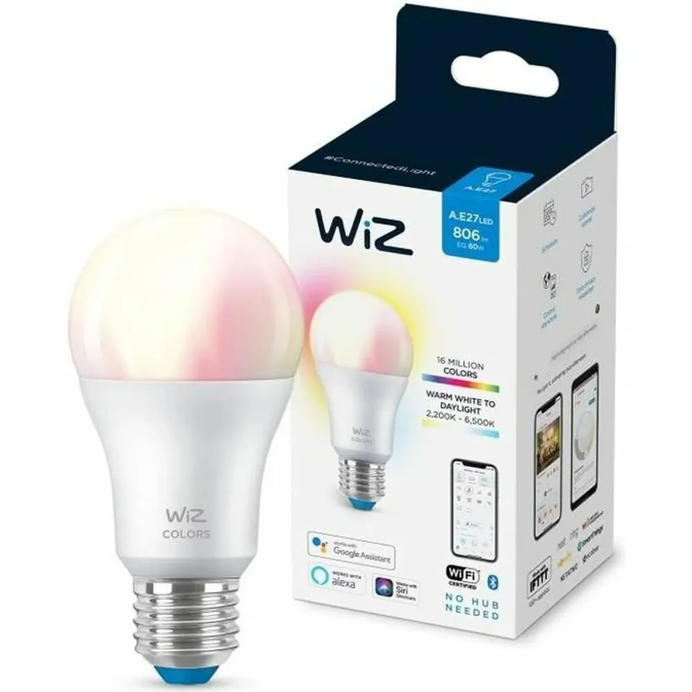 LED крушка Wiz 929003601001 Бял F 60 W E27 806 lm