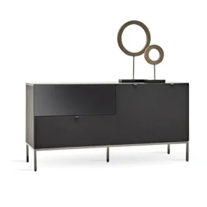Бюфет «Legato Black» с чекмедже, размер 160х81х48см