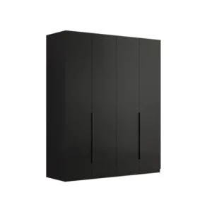 Четирикрилен гардероб «Legato Black» - ширина 181см