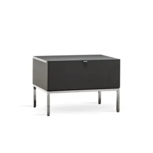 Нощно шкафче «Legato Black» + чекмедже, размер 65х46х48см