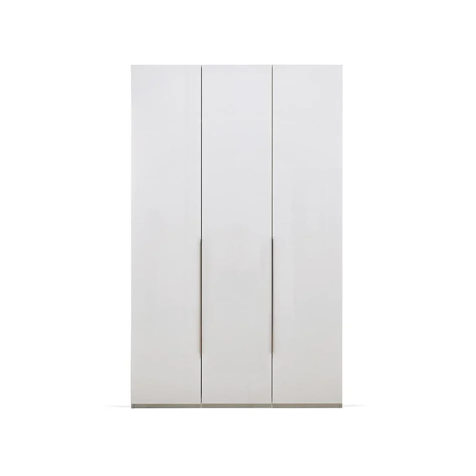 Трикрилен гардероб «Legato White» - ширина 136см