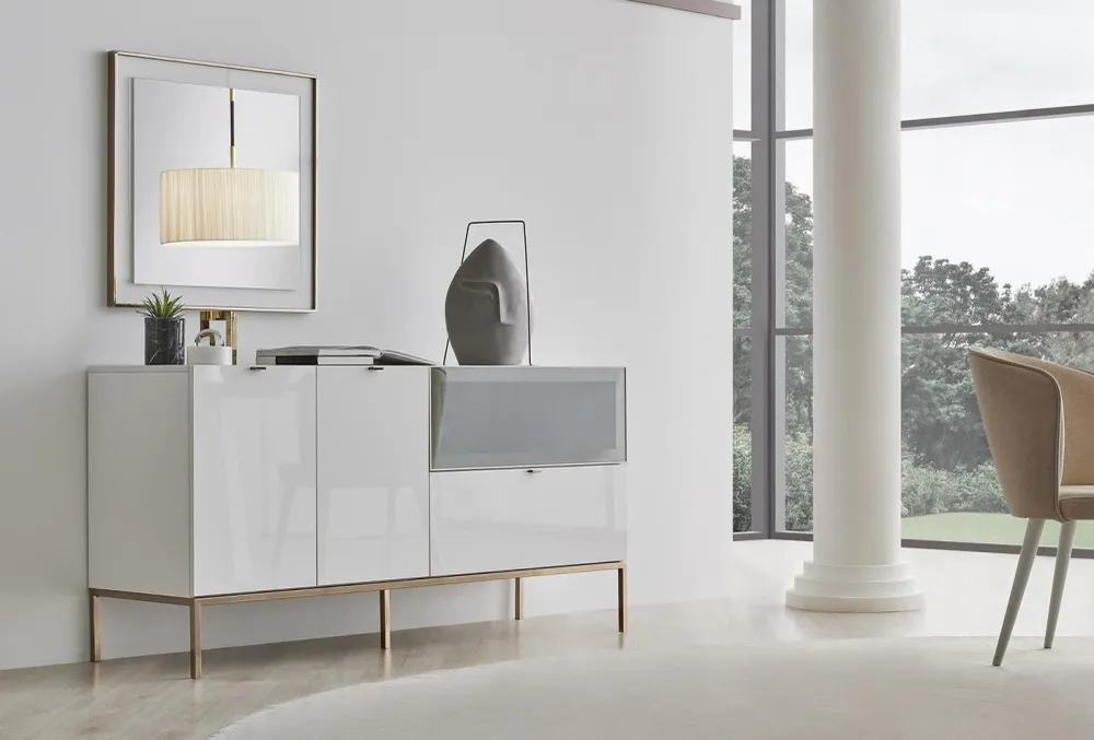 Бюфет «Legato White» с чекмедже, размер 160х81х48см