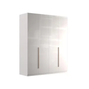Четирикрилен гардероб «Legato White» - ширина 180см