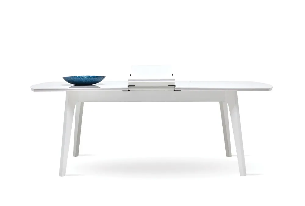 Трапезна разтегателна маса «Legato White» с размер 180х76х100см
