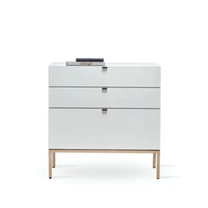 Шкаф «Legato White» с три чекмеджета и органайзер, размер 80х81х48см