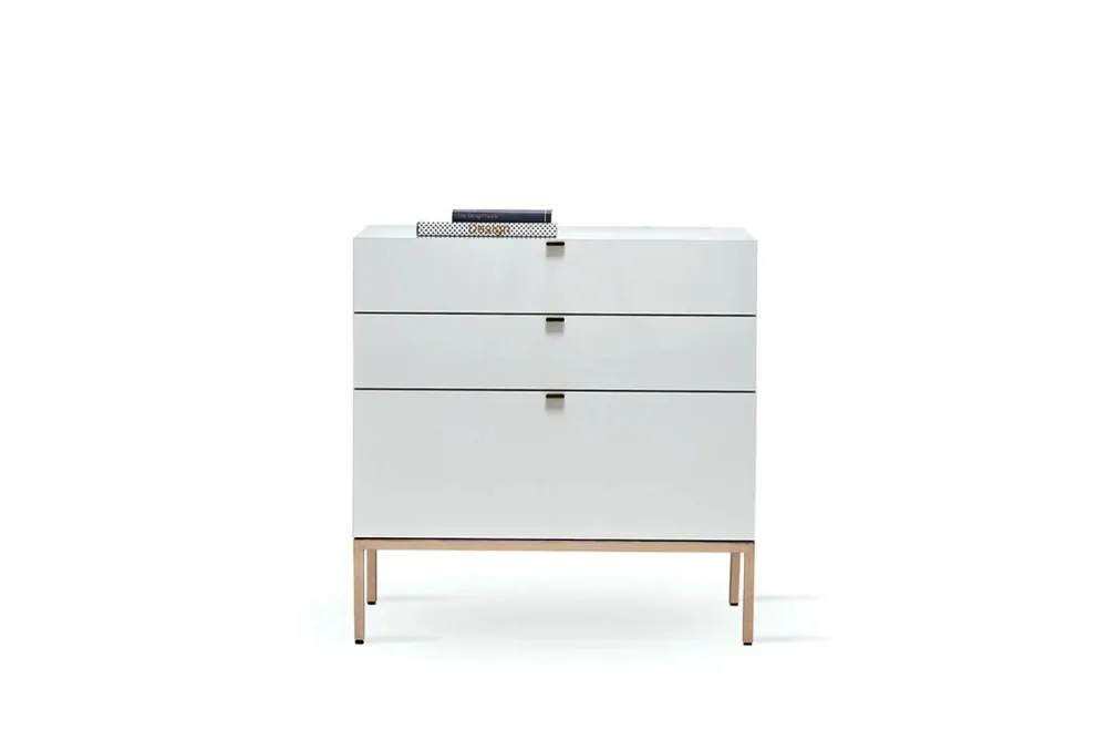 Шкаф «Legato White» с три чекмеджета и органайзер, размер 80х81х48см
