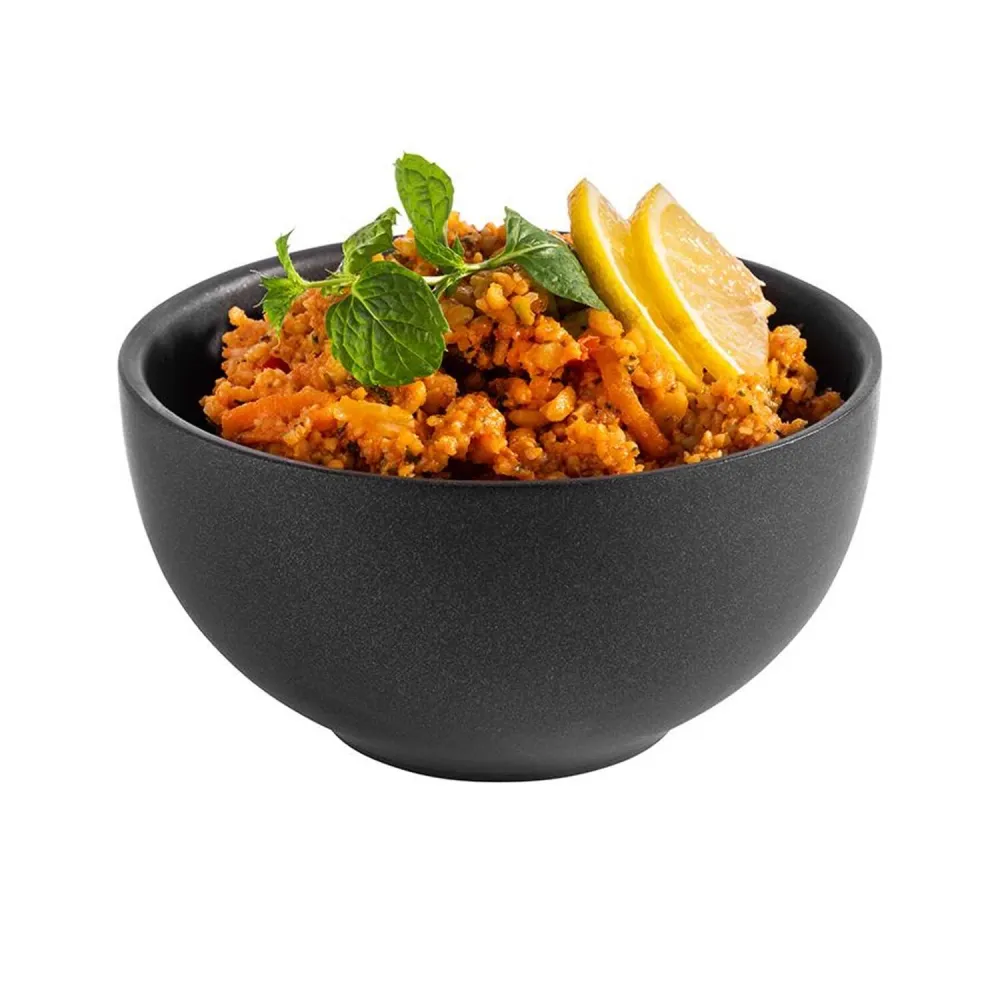 (6 бр.) Купичка - LEVANTE - Неръждаема стомана - 320ml - Ø 120mm - черна