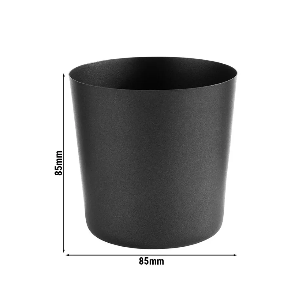 (6 бр.) Купичка - LEVANTE - Неръждаема стомана - 400ml - Ø 85mm - Черно