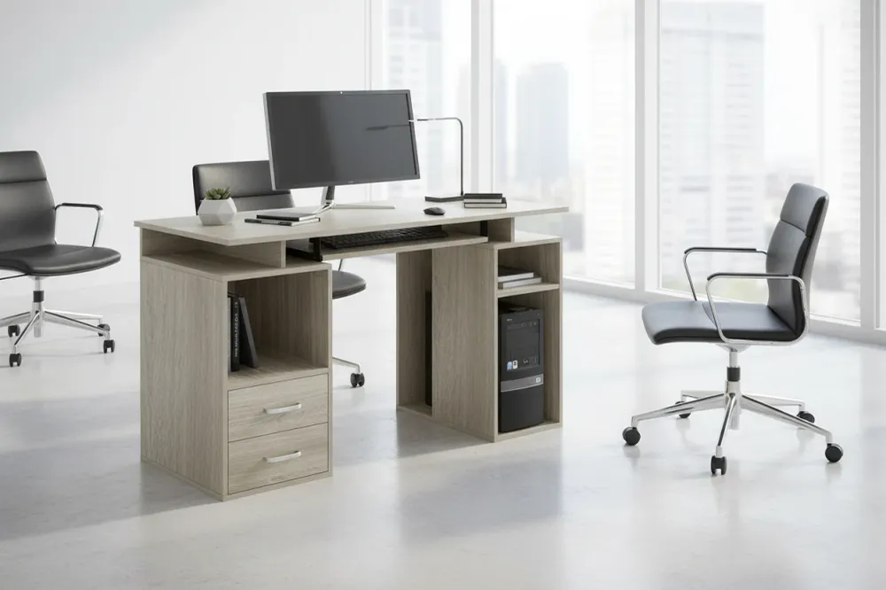 Офис бюро Liberion цвят сонома 120x55x76см