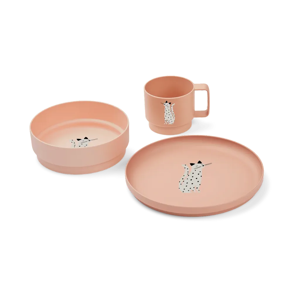 LIEWOOD Комплект за Хранене ARCHI Cat / Tuscany rose