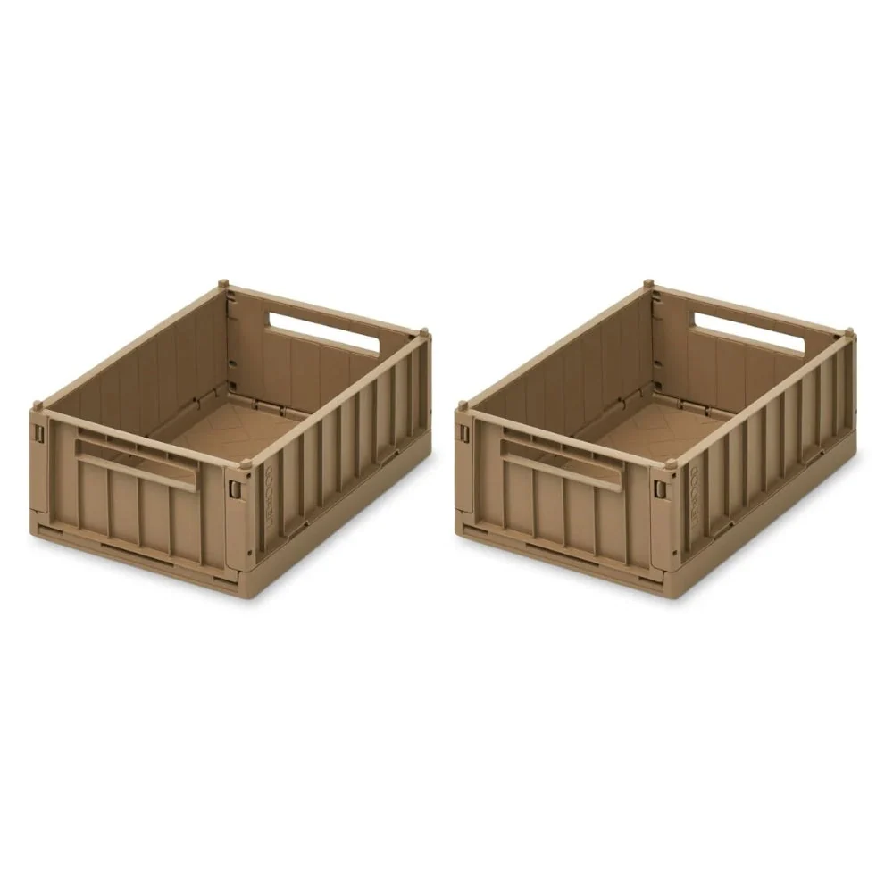Liewood Weston кутия за играчки от овес, размер S, 2 опаковки