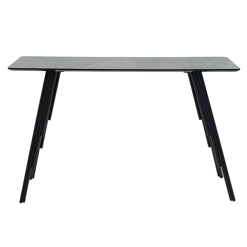 Конзола Lifo MDF тъмно сива циментово-черна 120x40x75εκ