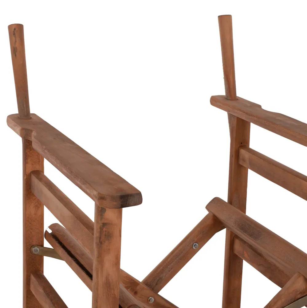 Рамка за бар стол LIMNOS КГ10374 цвят орех-крем 57x57x117