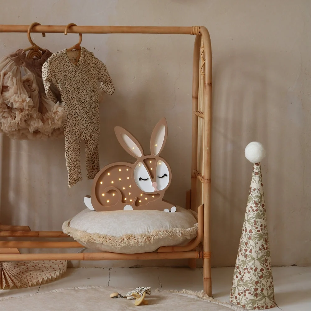 Little Lights Детска лампа Bunny Chocolate Brown
