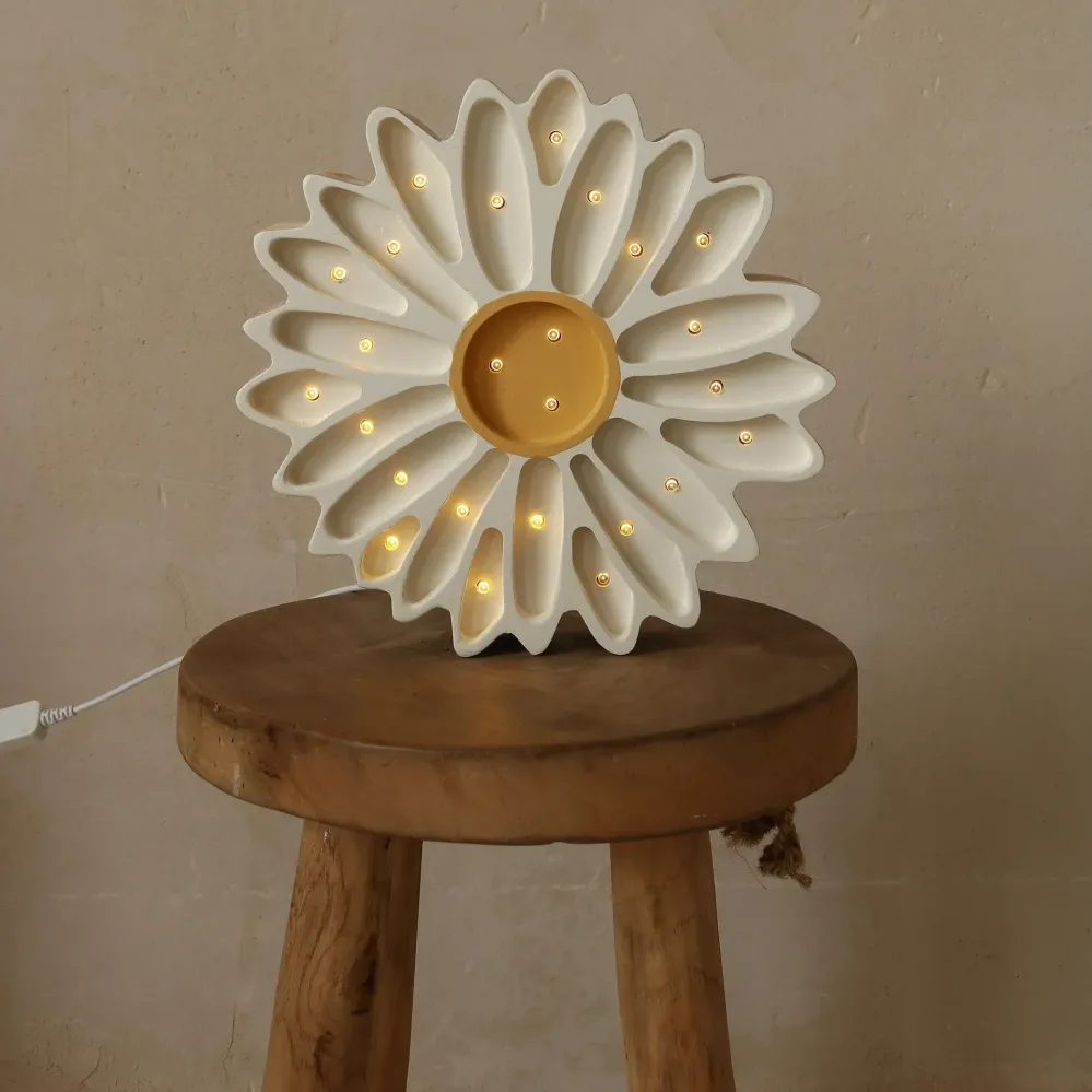 Little Lights Детска лампа Daisy White