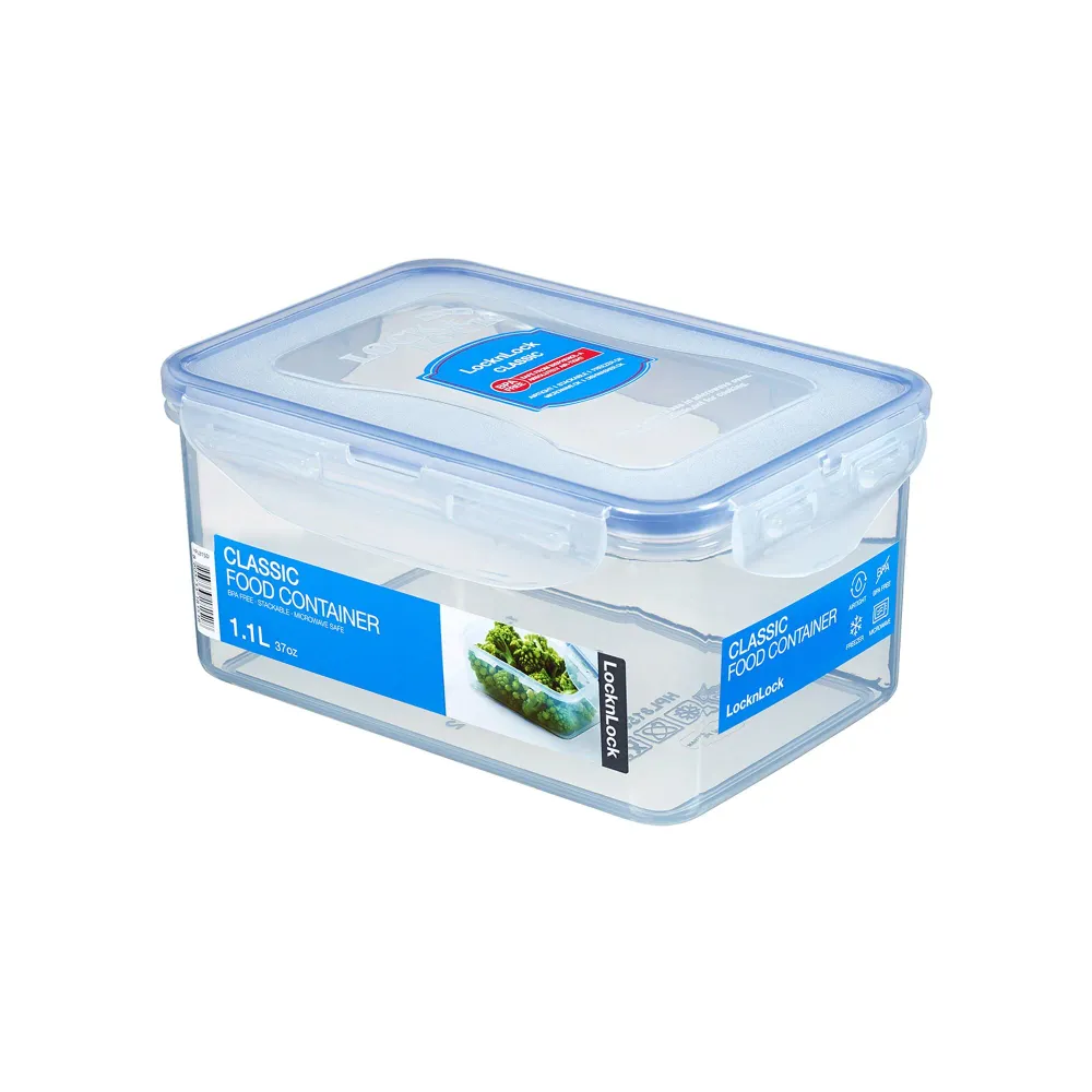 (6 броя) LocknLock | Многофункционална кутия Classic - 1100ml - прозрачна