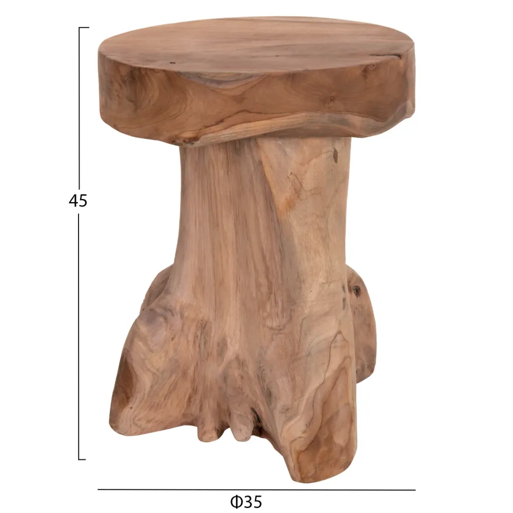Странична маса LOGG естествен цвят Φ35X45см